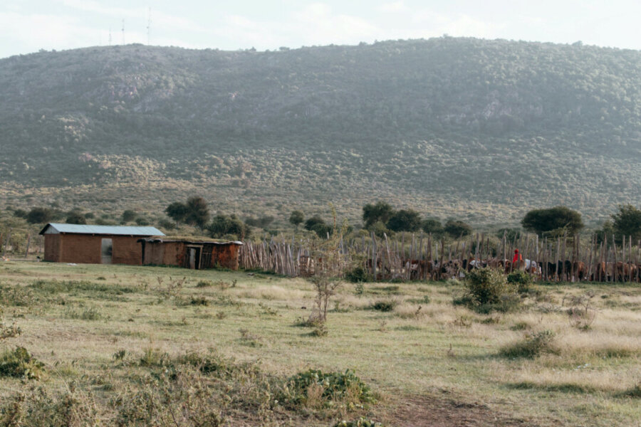 local village next to the Masai Mara
