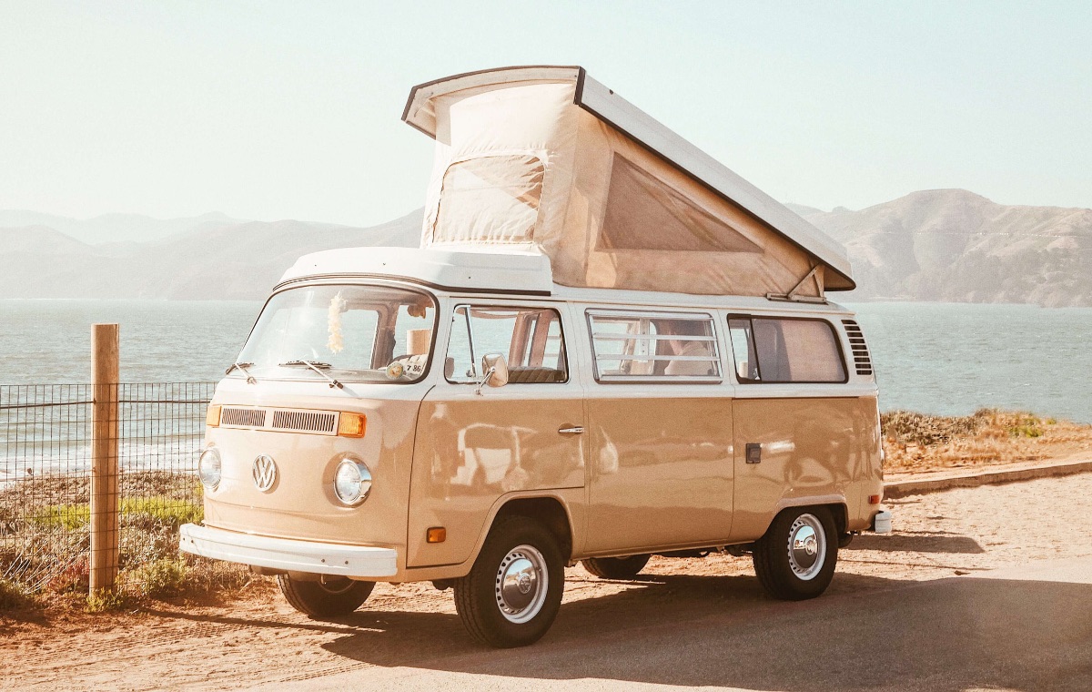 Vintage campervan