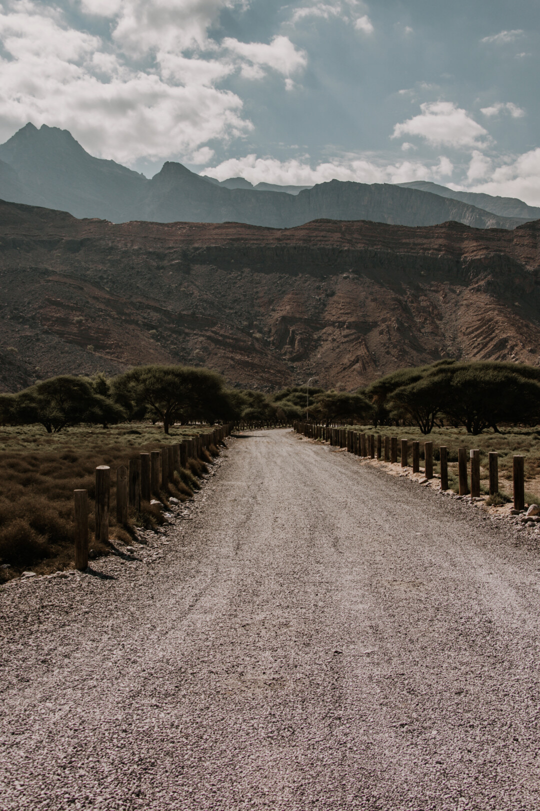 A dirt road in Musandam