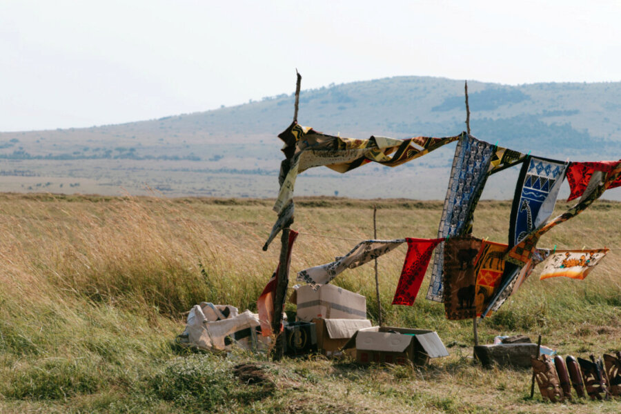 A camp in the Masai Mara