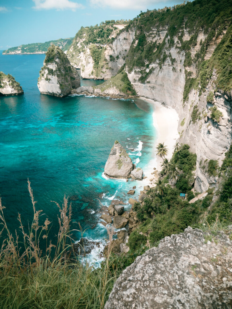 View to Diamond Beach from the viewpoint