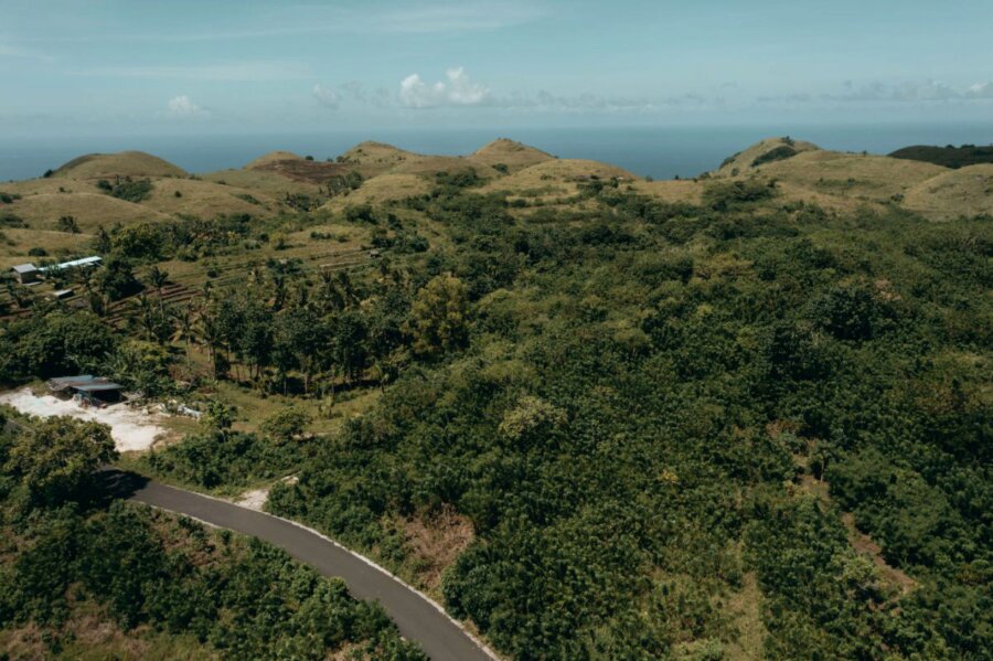 sight viewings in the road to Suwehan beach, Nusa Penida, Bali